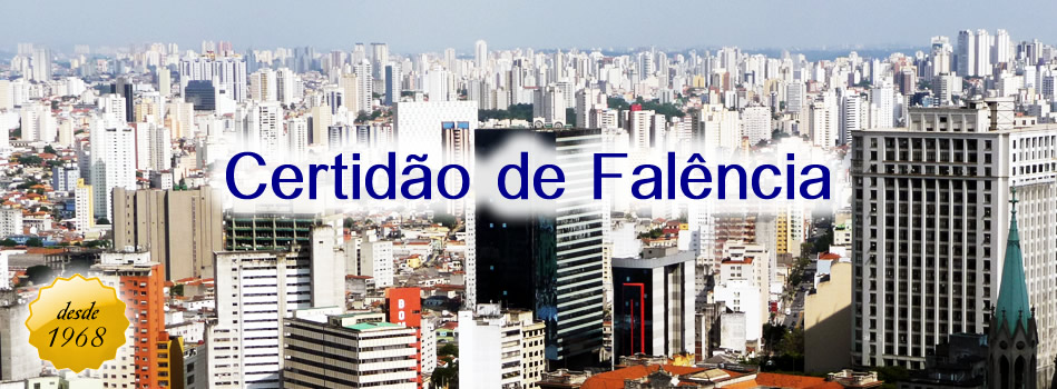 certidão de falência